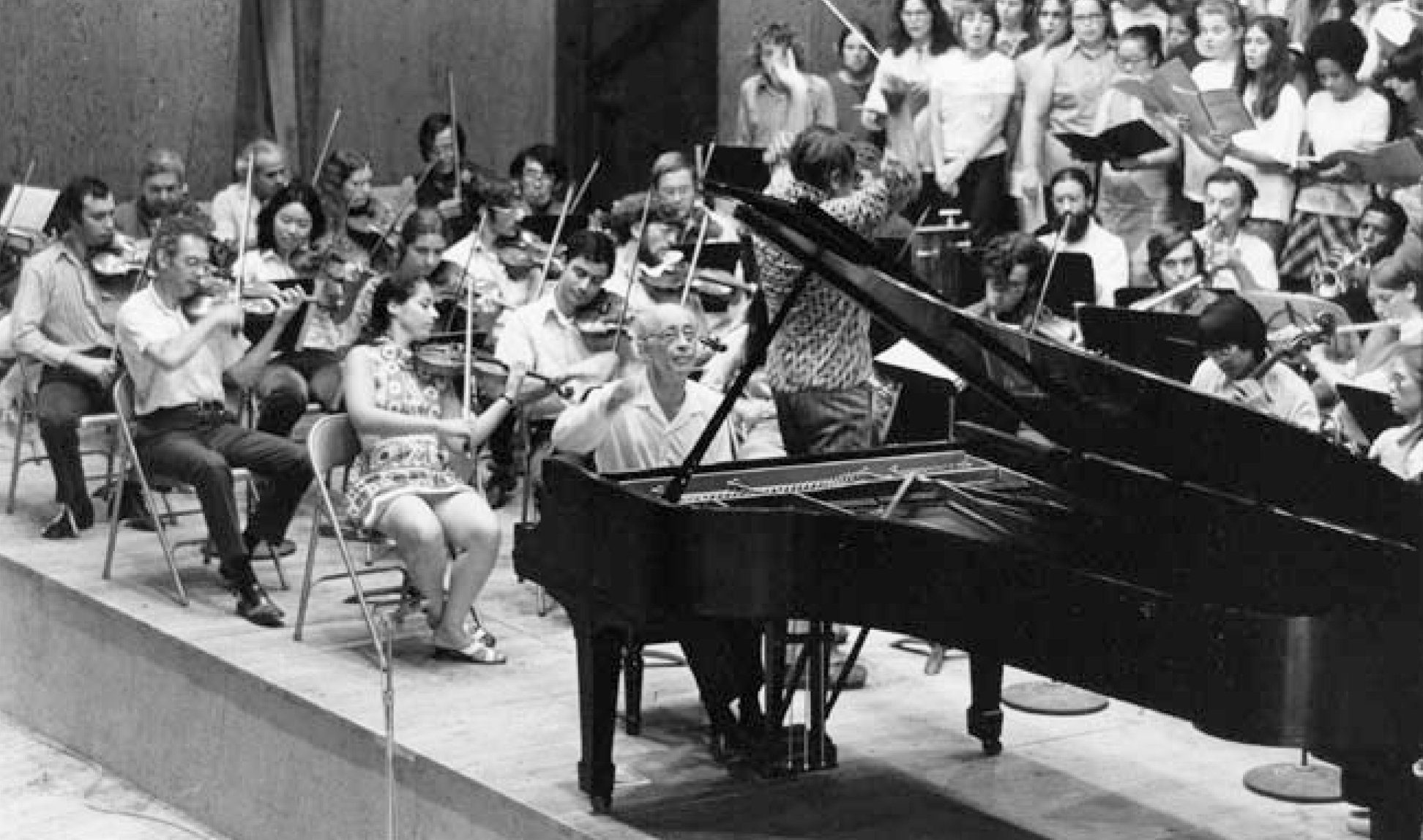 Beethoven's Choral Fantasy with Rudolf Serkin as soloist and Leon Kirchner conducting the Marlboro Festival Orchestra